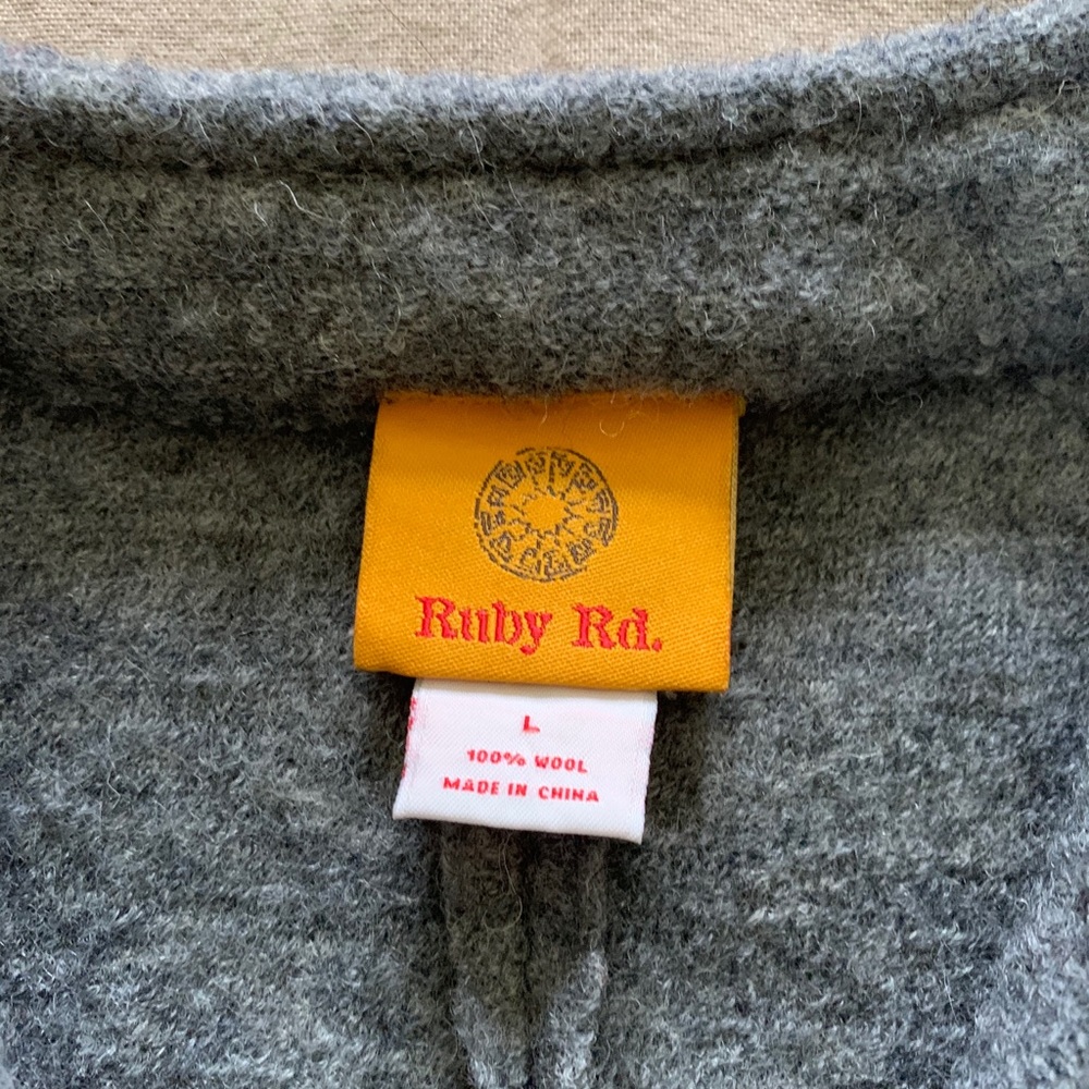 Ruby Rd. Wool Swing Jacket - Picture 8 of 8
